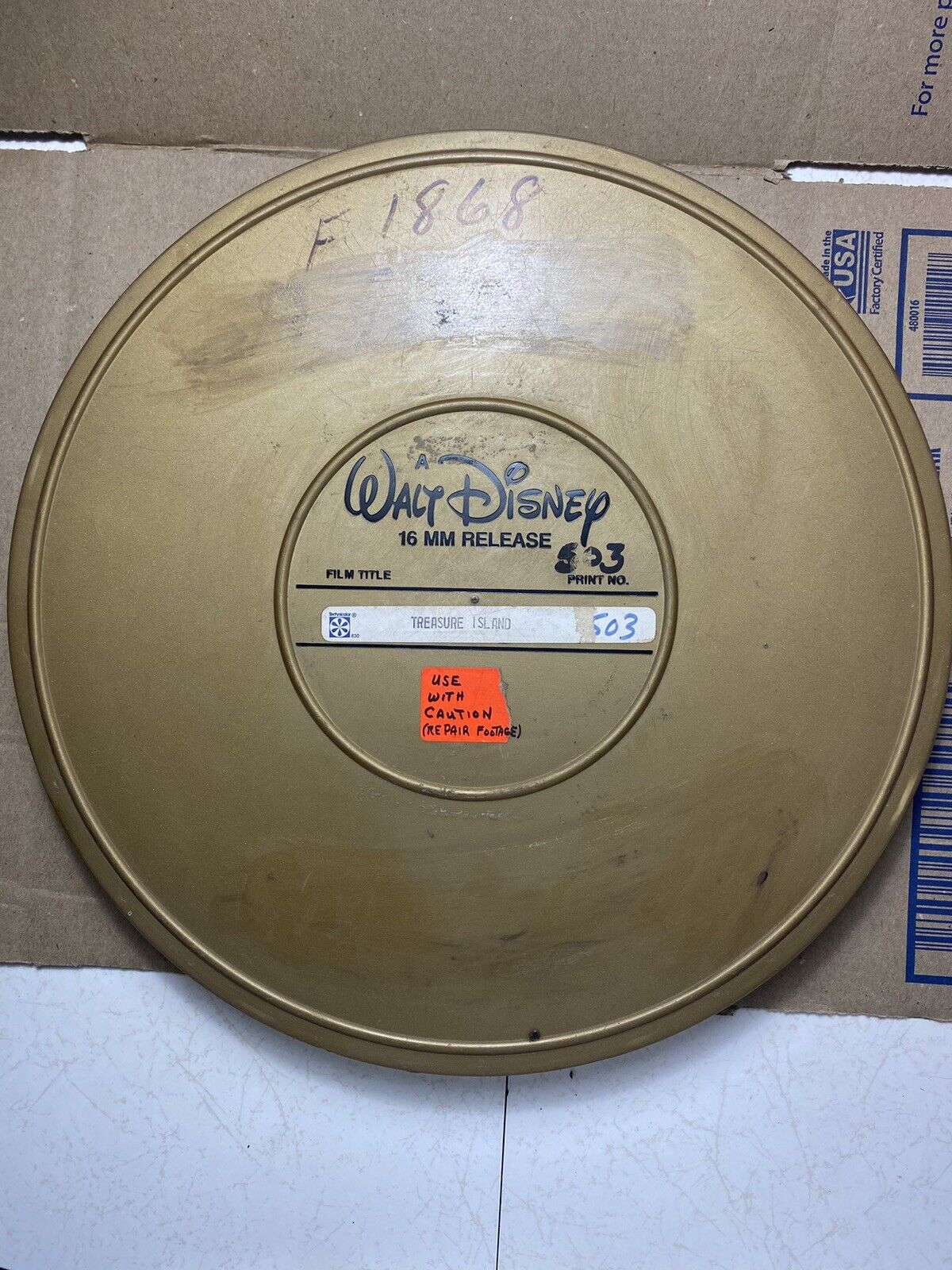 Vintage Walt Disney 16mm Release Film Reel Treasure Island