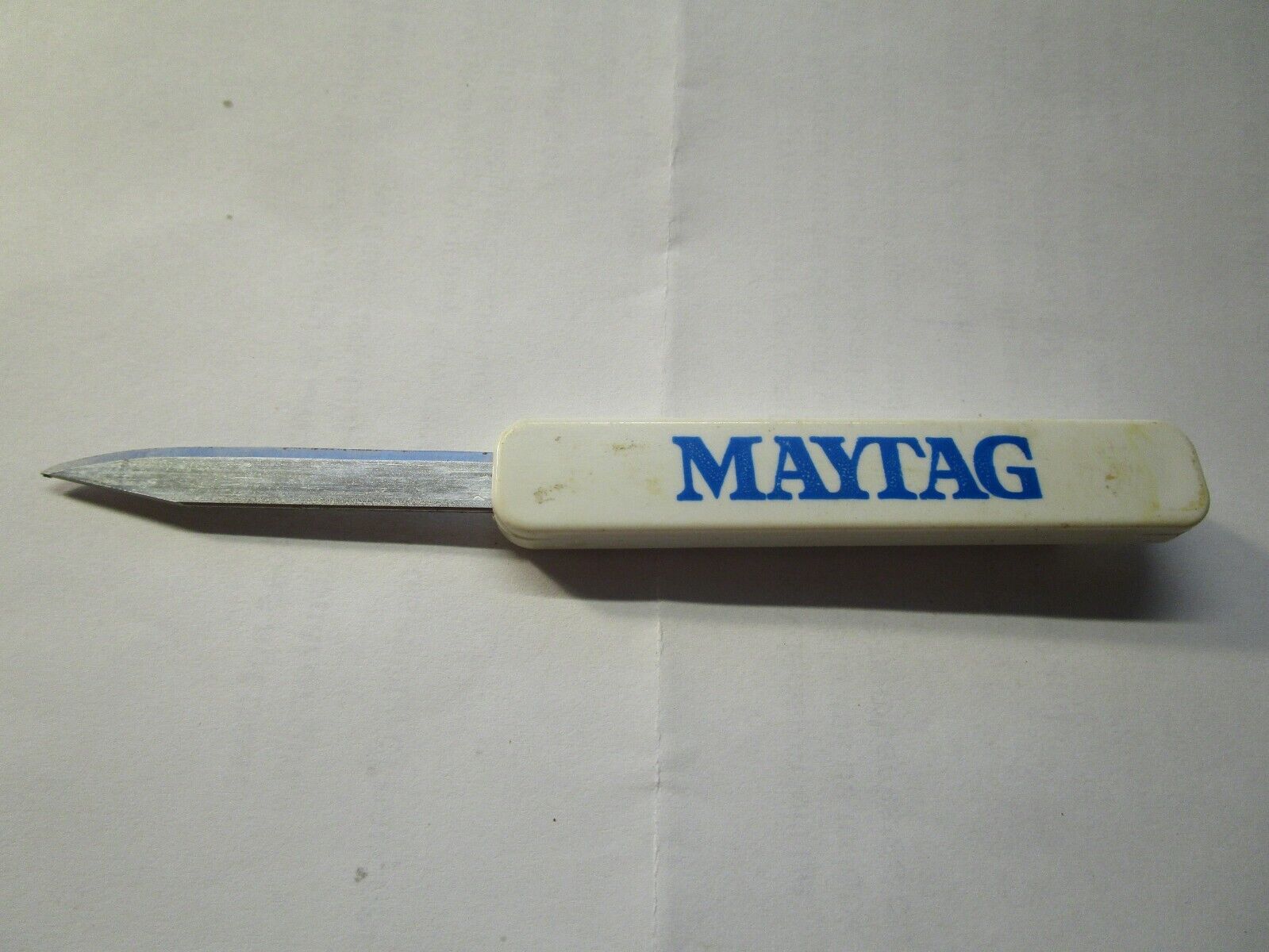 Maytag Advertising Sliding Single Blade Pocket Knife Sundberg Vintage