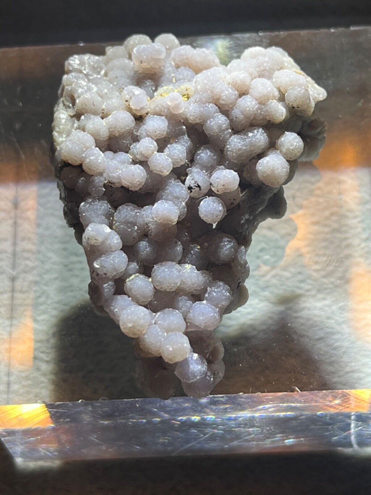 Grape Agate Natural Crystal 1 pc 16.8 gram Cluster Botryoidal origin : Indonesia