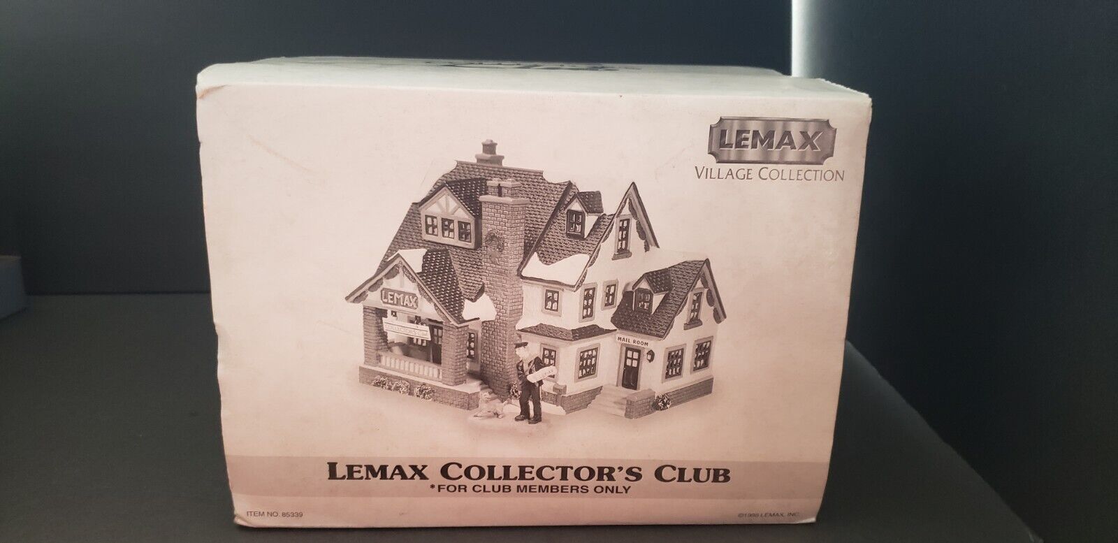 LEMAX Collector’s Club Mail Room Meeting Christmas Village Members Only 1998