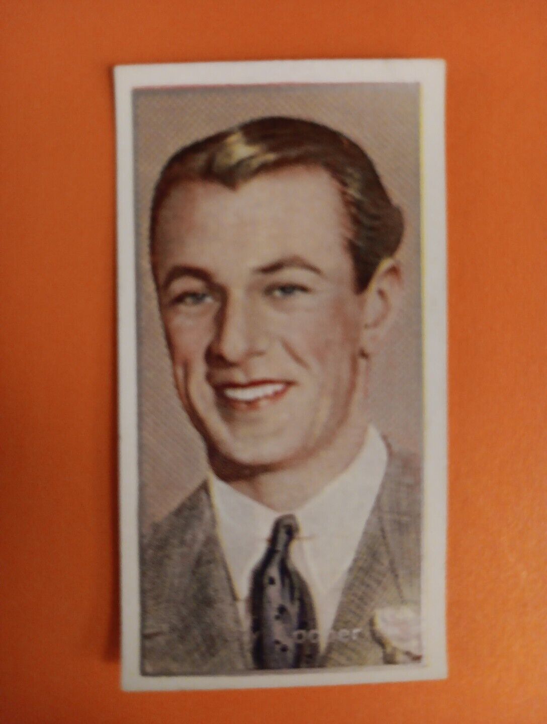 Gary Cooper 1936 Carerras Film Stars By Florence Desmond #23 NM/M 8 ONE OF KIND