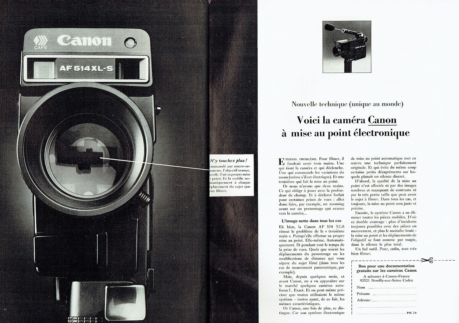1980 Canon Advertising 028 Advertising Advertising Camera AF 514 XL-5 (2d)