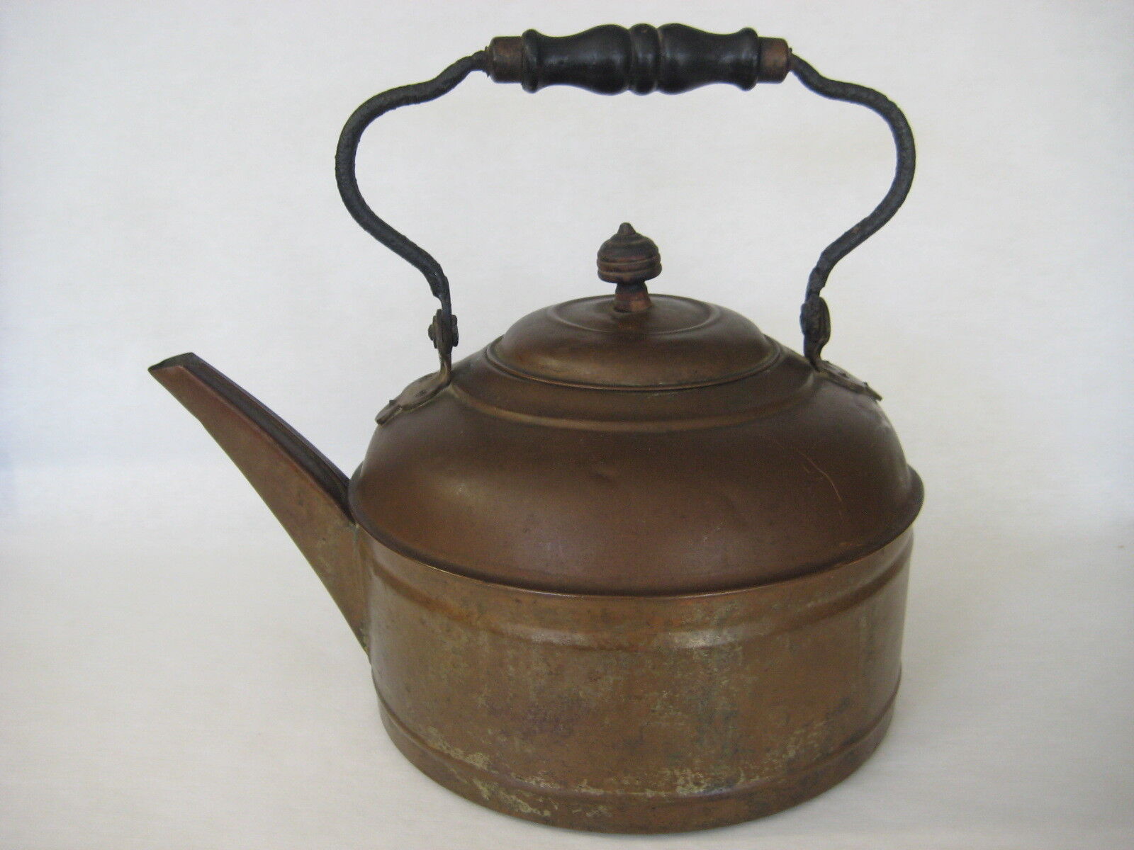 RARE OLD ANTIQUE ROCHESTER PATD MAY 9,93 COPPER WATER KETTLE,  6 QUART