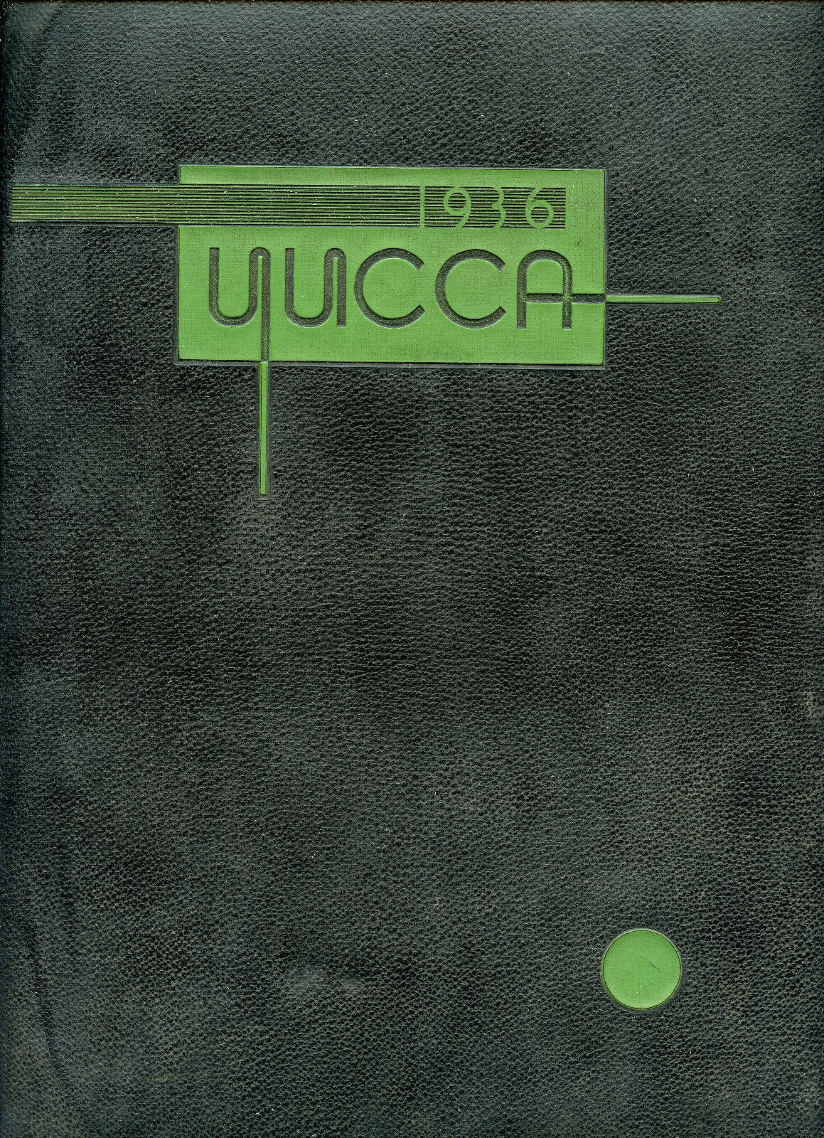 Original-1936 Yearbook, North Texas State Teachers College, Denton TX-The Yucca