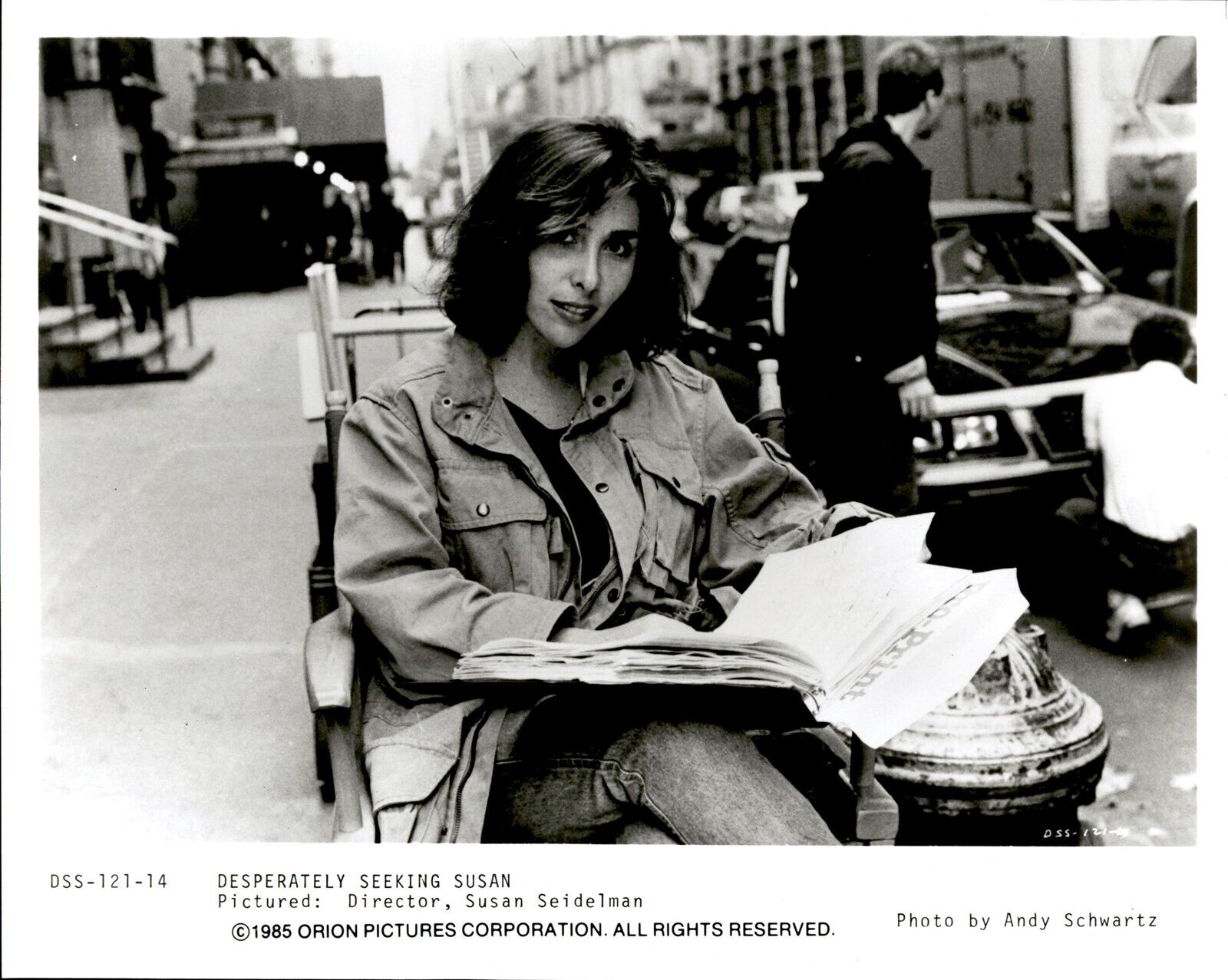 KC6 1985 Original Photo SUSAN SEIDELMAN Desperately Seeking Susan Film Director