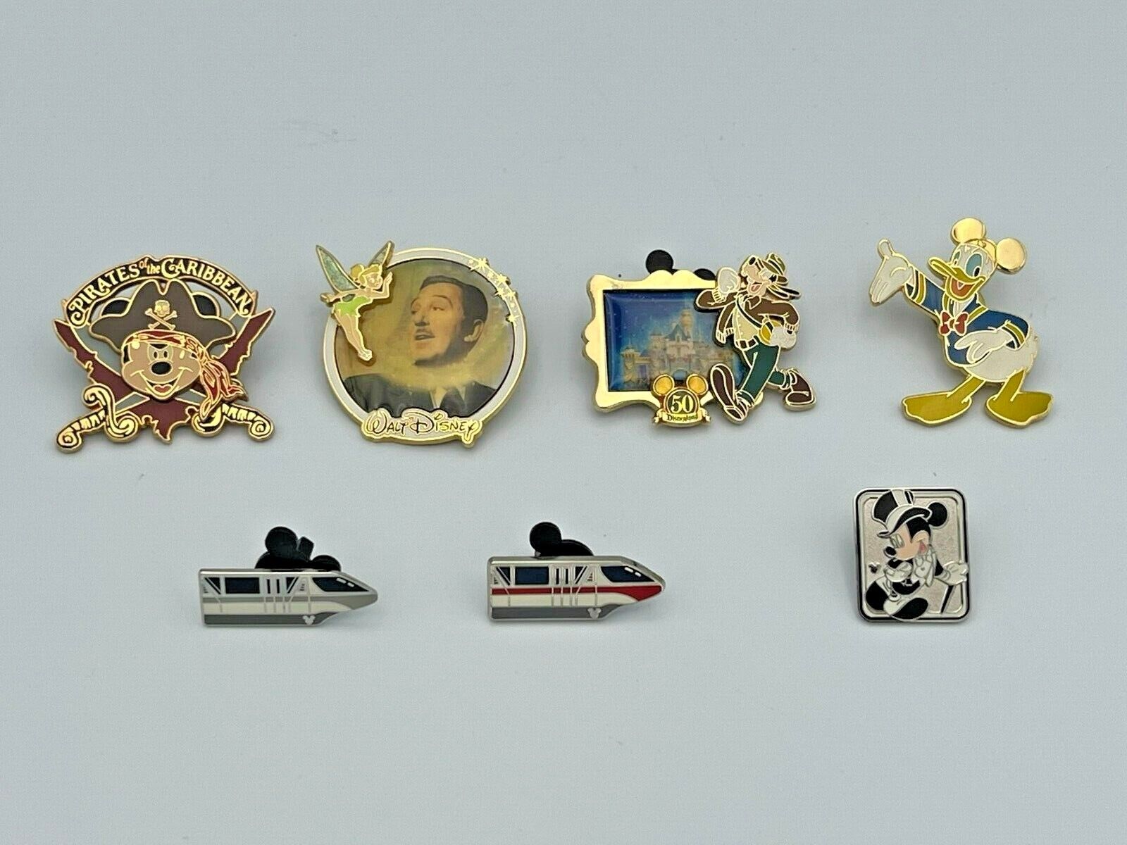 Lot of 7 Disney Official Pins From 2005 to 2007