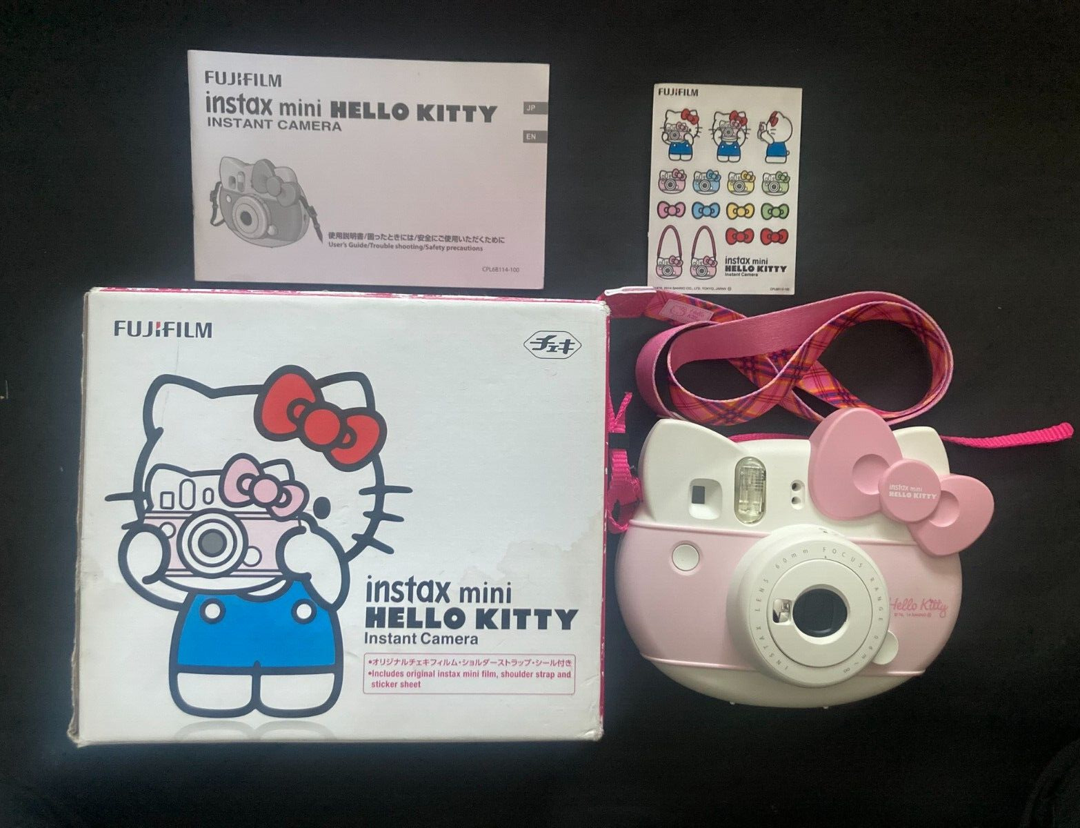 Sanrio Hello Kitty Polaroid Instax Instant Film Camera Fujifilm From Japan F/S