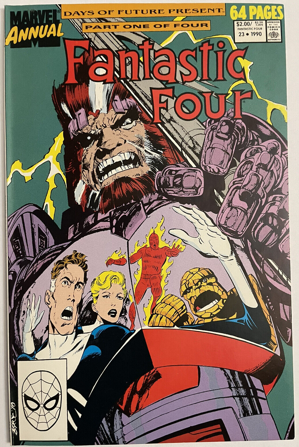 Fantastic Four Annual #23 • KEY 1st Appearance Of Ahab Days Of Future Present