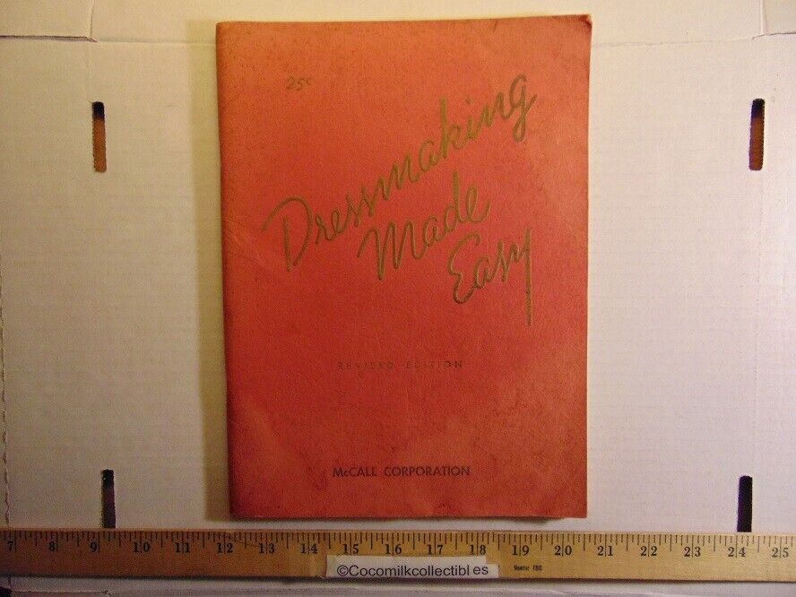 Vintage 1942 Dressmaking Made Easy Revised Edition McCall Corporation Booklet