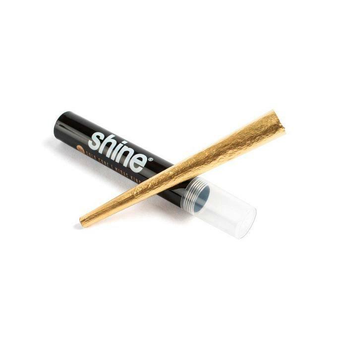 NEW Shine 24K Gold King Cone Pre-Rolled Rolling Papers