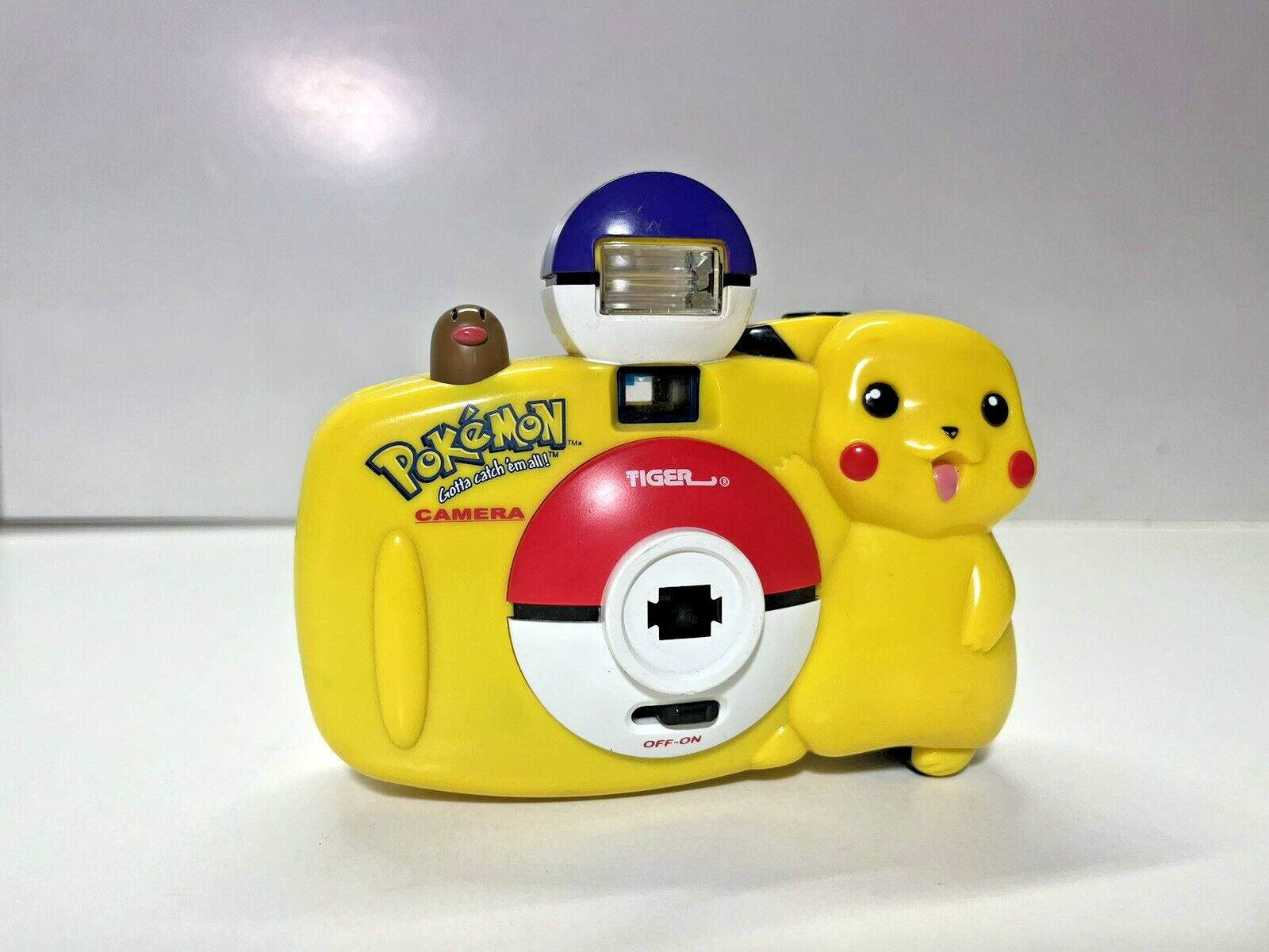 Vintage 90s 1999 Pokemon Pikachu Flash Film 35mm Camera Tiger Nintendo TESTED