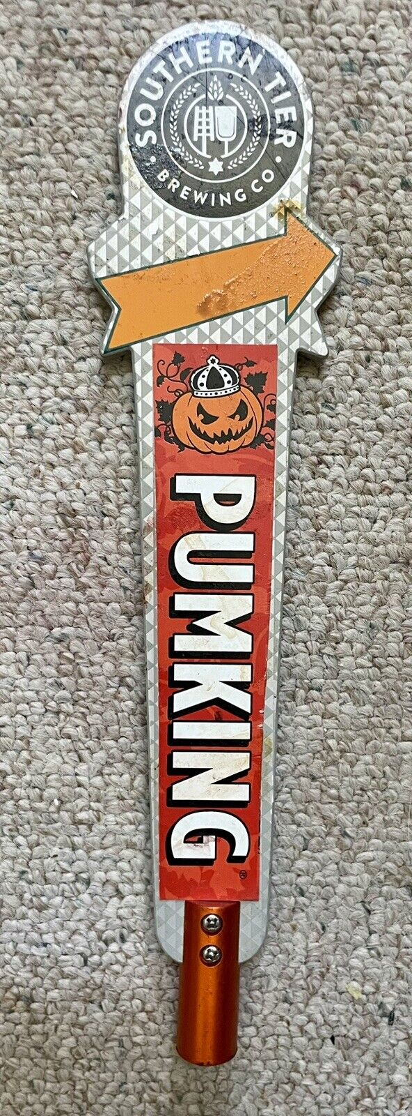 Southern Tier Brewing Co. Pumking tap handle