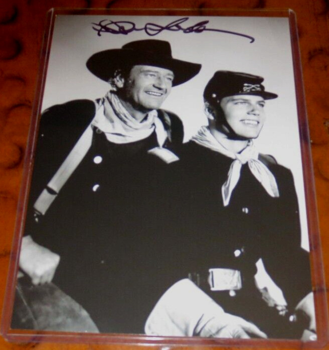 Patrick Wayne actor son of John Wayne signed autographed photo The Searchers