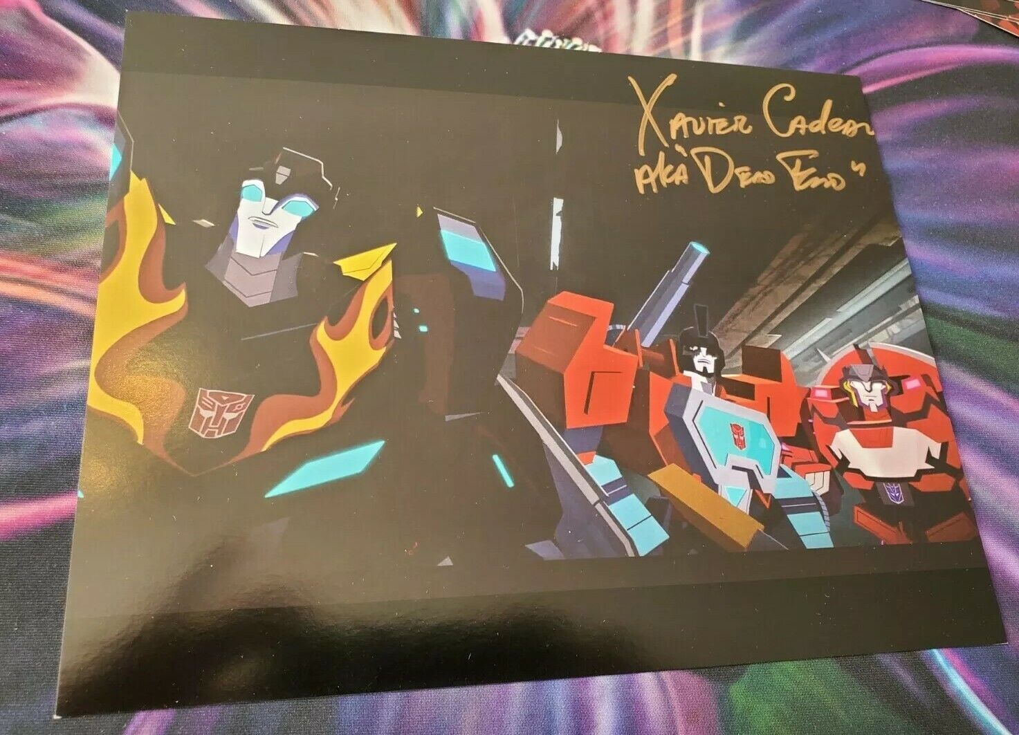 Xavier Paul Cadeau Hand Signed Autograph Photo Transformers Dead End signature 