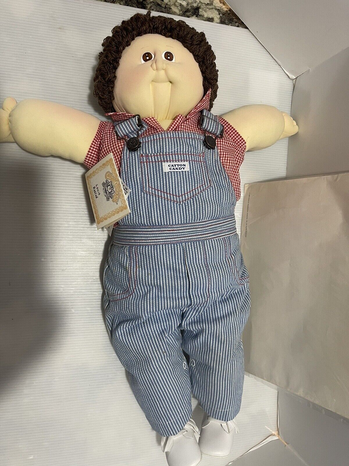 RARE 1985 The Little People Louis Roscie  Soft Sculpture Cabbage Patch