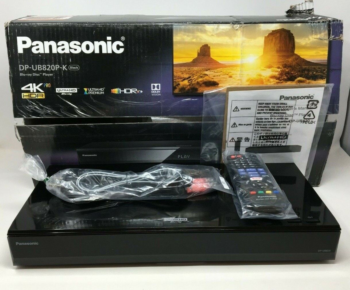 Panasonic DP-UB820PCK DP-UB820P-K 4K Ultra HD Blu-ray player 
