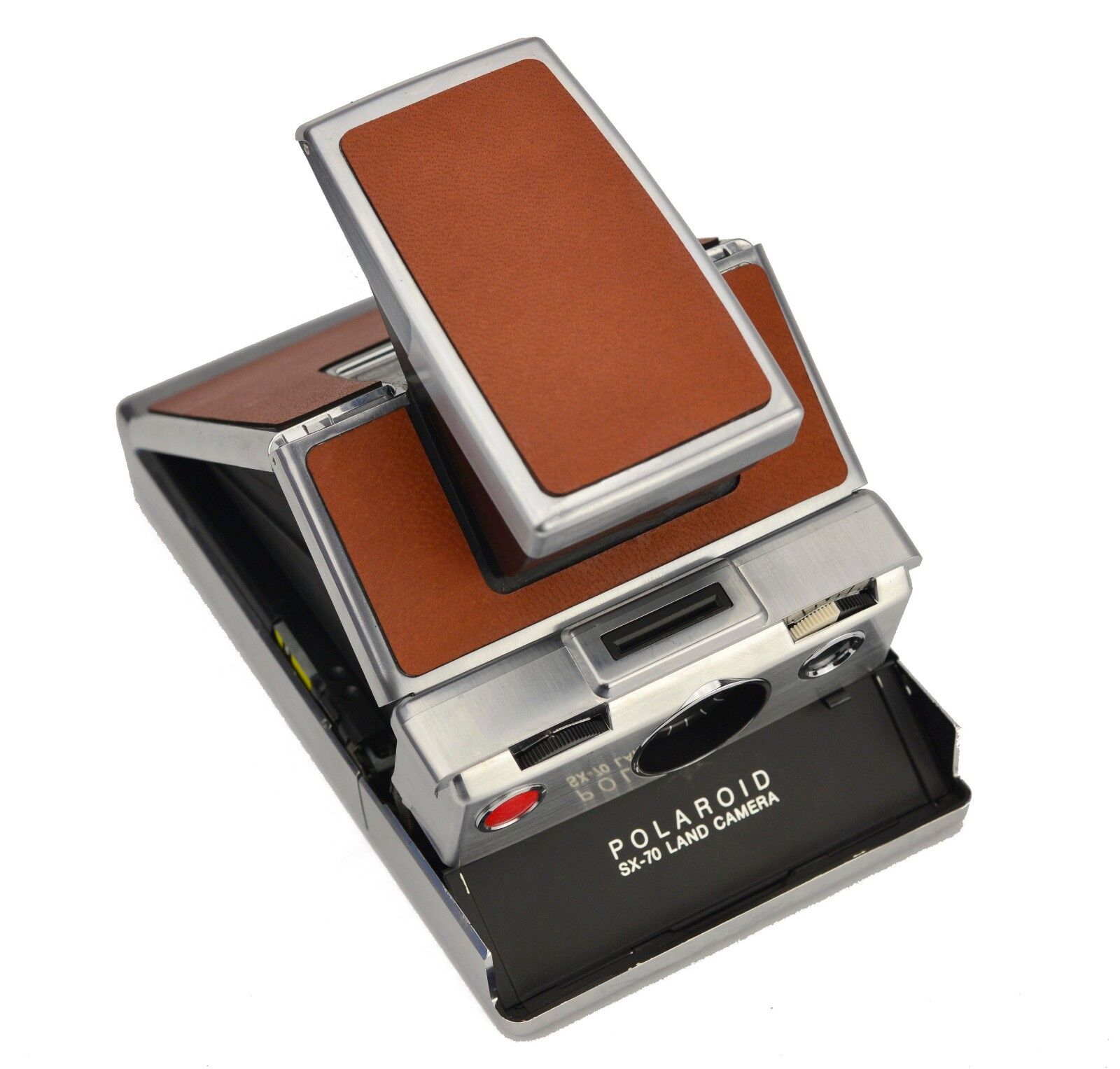 Polaroid SX-70 Replacement skin cover - Tan Genuine Leather 