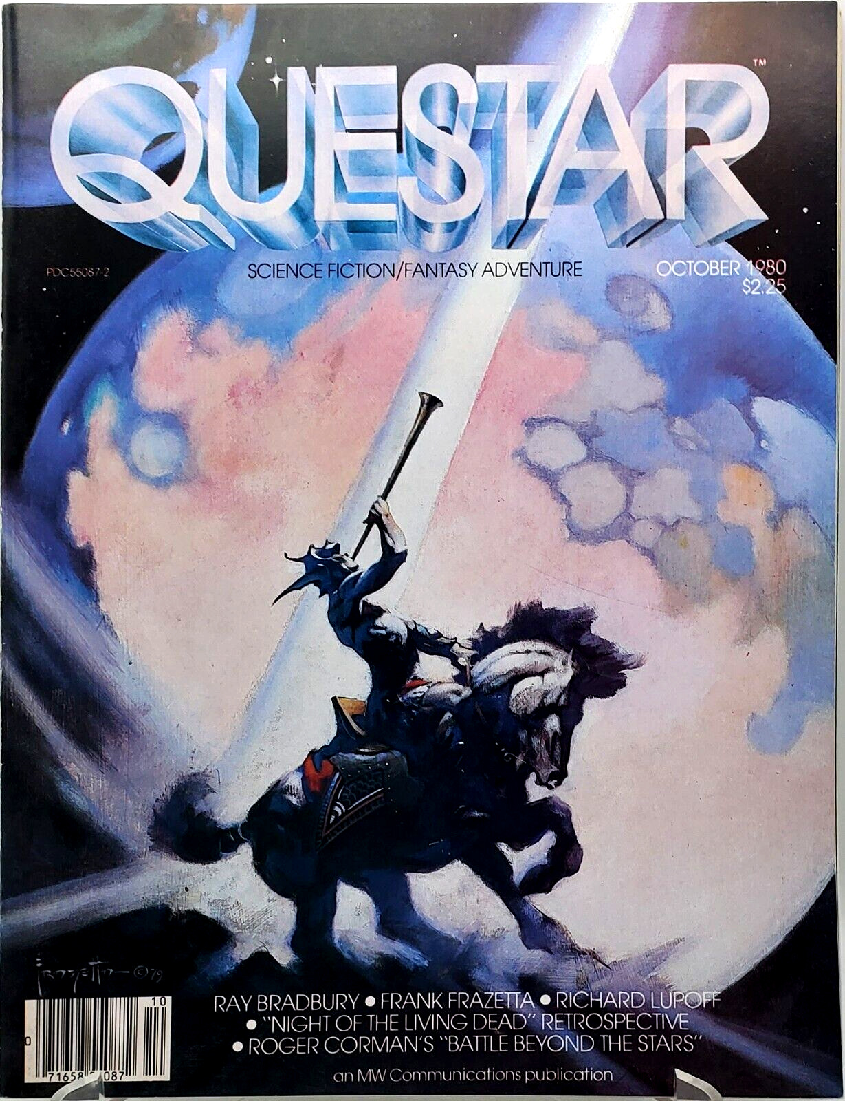 Questar #9 (Oct 1980)-Frank Frazetta-John Russo-Richard Lupoff NM