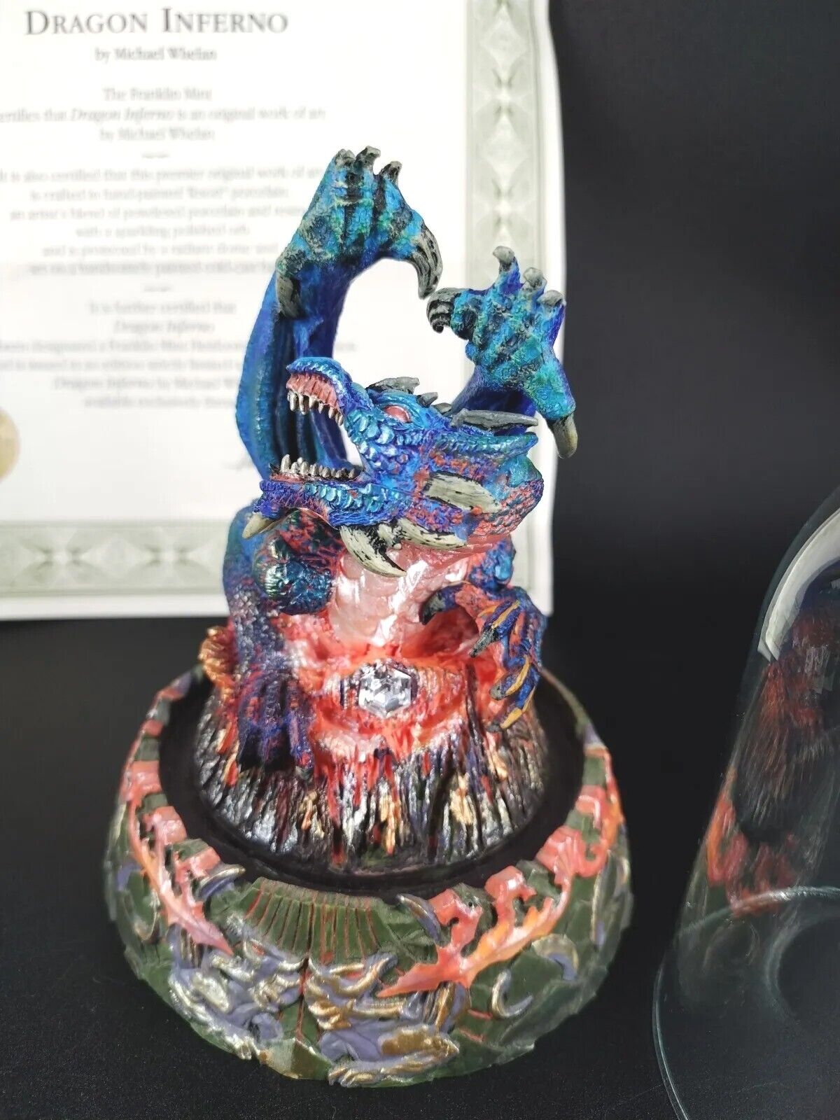 DRAGONDOOM by Michael Whelan Hand Painted Year Of Dragon figurine COA