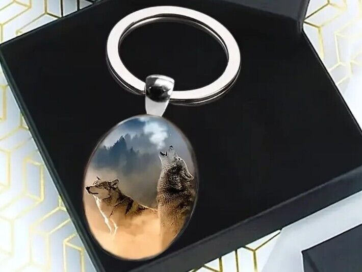 1pc Creative Wolf Keychain For Men, Fashion Popular Jewelry Accessories,...