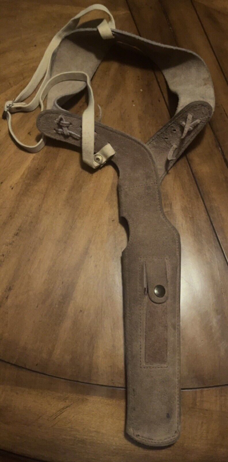 Vintage Large Leather Gun Shoulder Holster