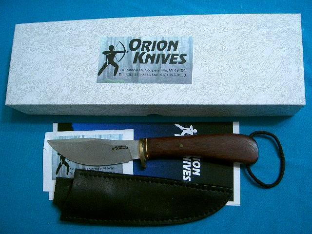 RARE MIB VINTAGE ORION KNIVES MICH USA WOODCRAFT HUNTING SURVIVAL BOWIE KNIFE