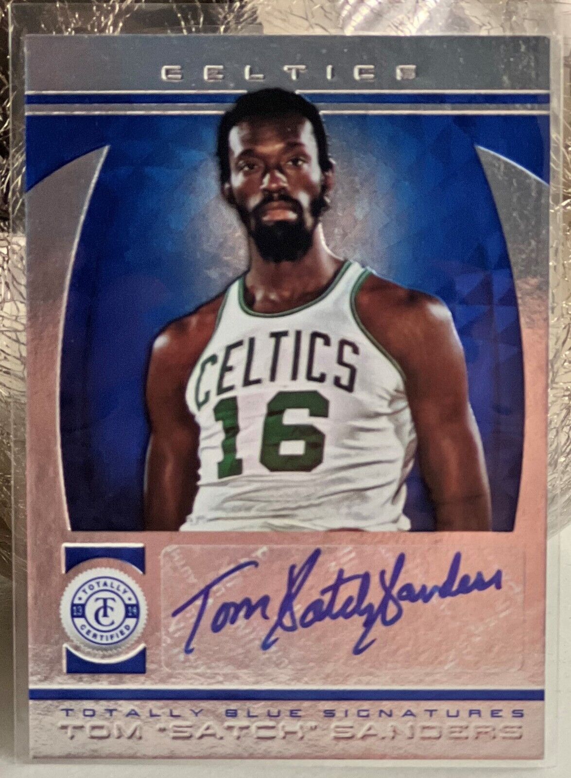 2013-14 Totally Certified Blue Signatures Car /5 - Tom \