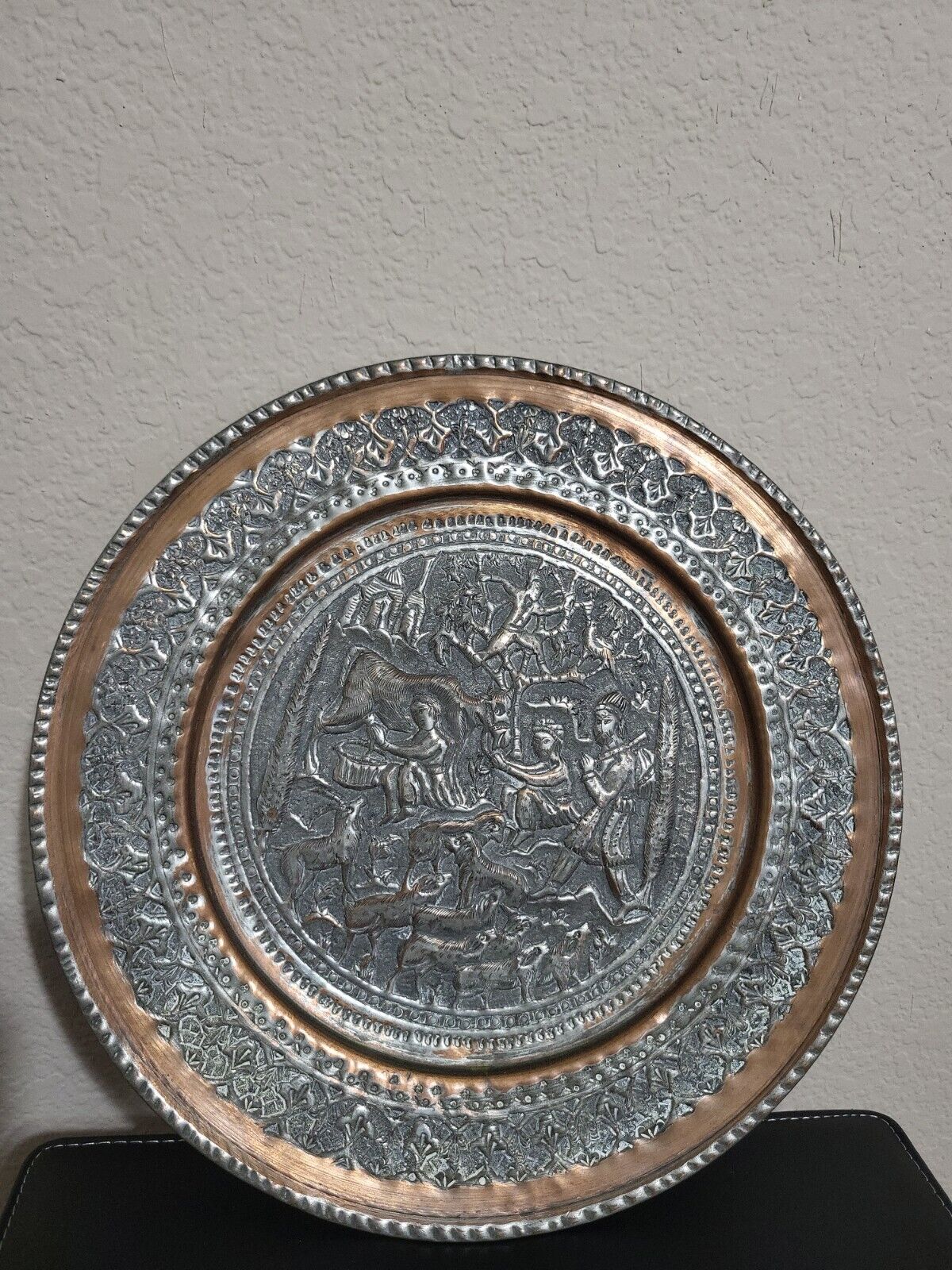 Antique Silver over copper,all hand chased