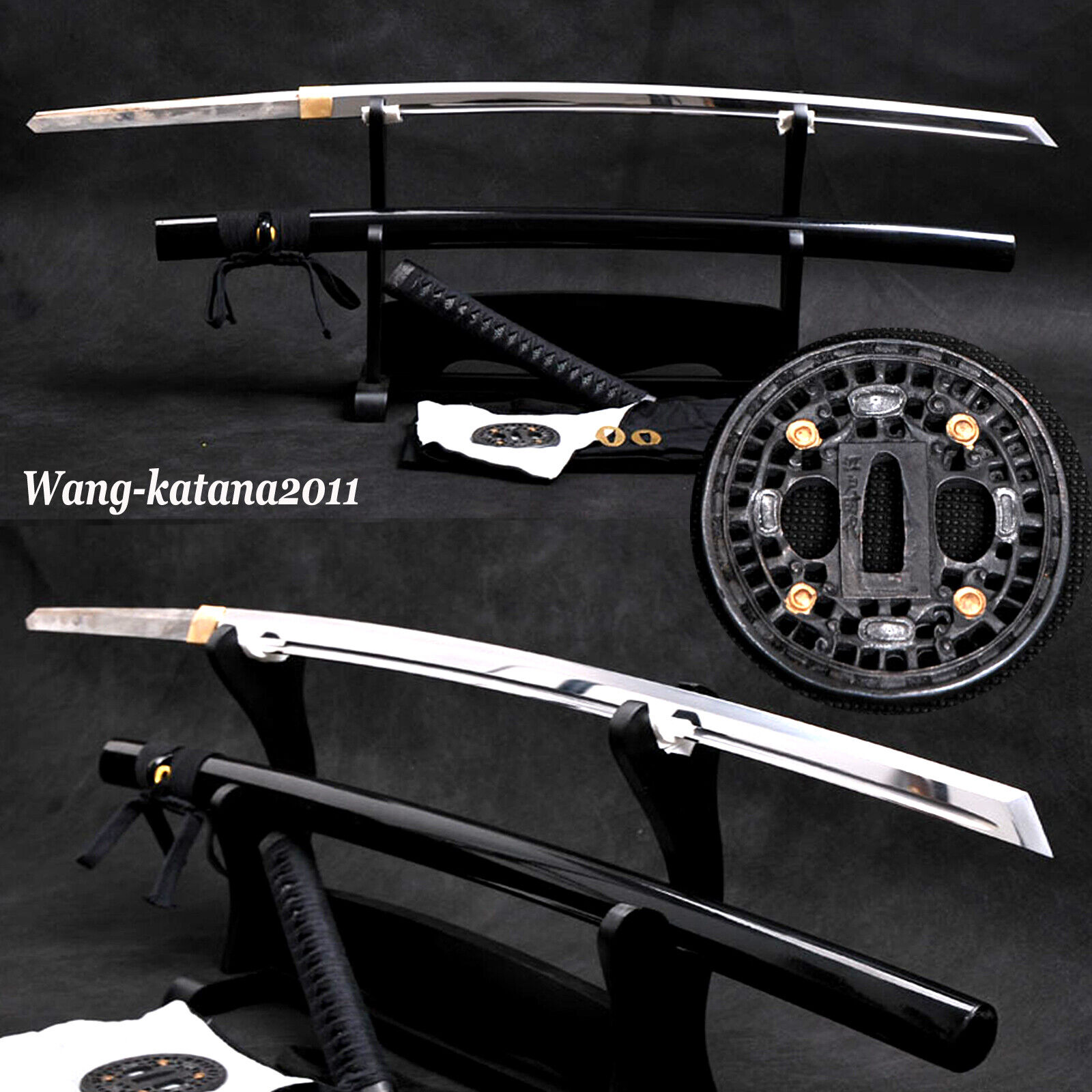 Unique Ninja Katana Katakirihadukuri Japanese T10 Steel Sharp Functional Sword