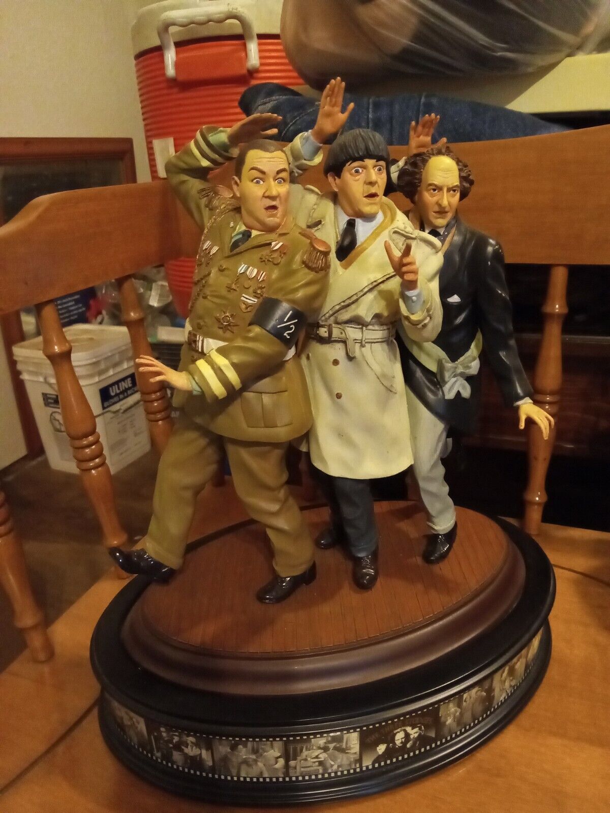 The Franklin Mint The Three Stooges Sculpture