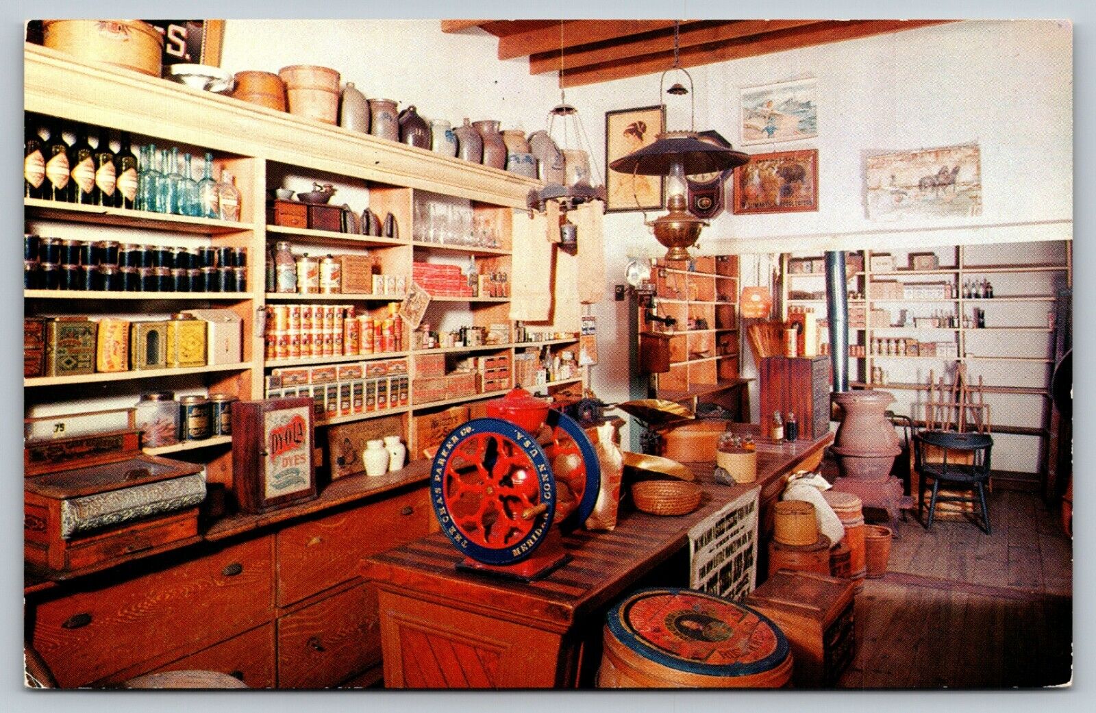 Harrisburg Pennsylvania State Museum Old Country Store reproduction Postcard A62