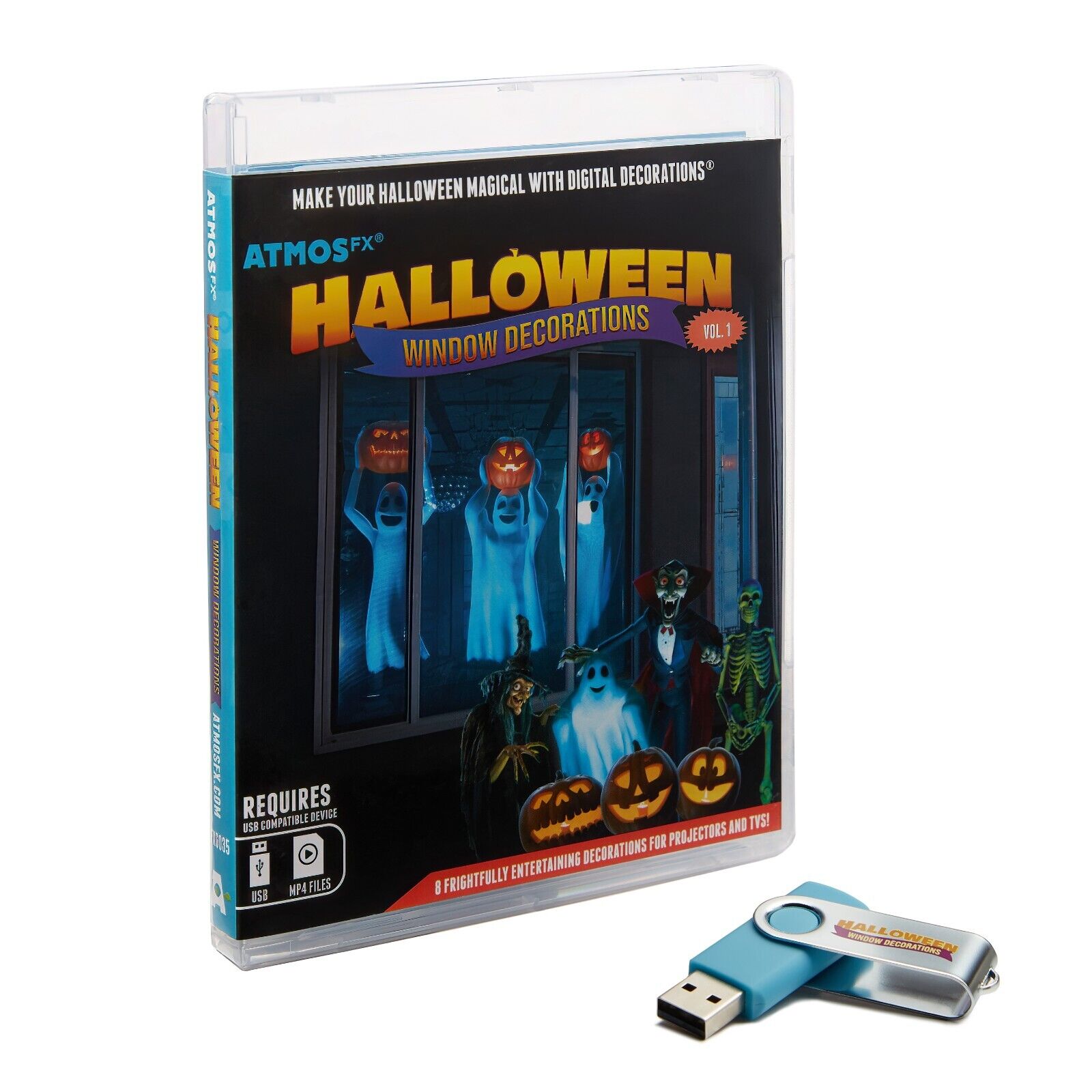 AtmosFX Halloween Digital Decorations on USB - NEW for 2022