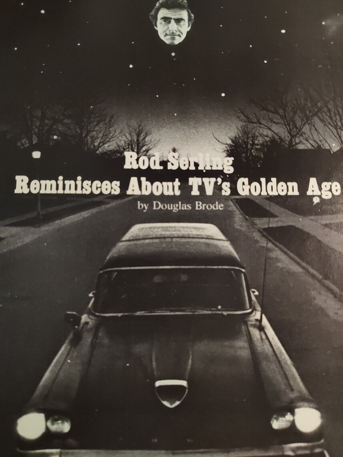 Vintage 1972 Article ROD SERLING Reminisces about TV's Golden Age