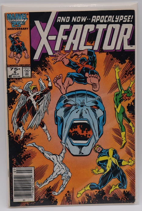1986 Marvel: X-Factor and Now...Apocalypse Comic, 1st Full Appearance, Issue #6