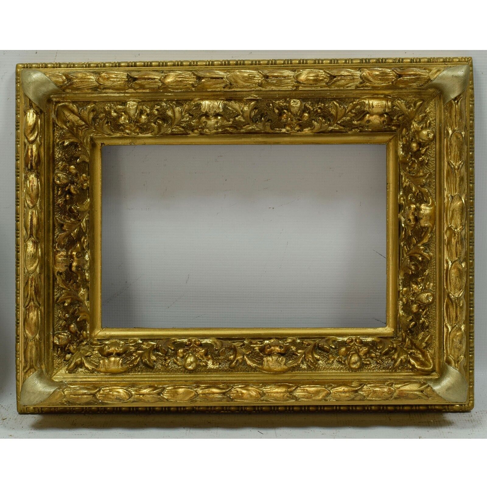 1 half of the 20th century Old wooden frame in original condition 12.2 x 8.2 in