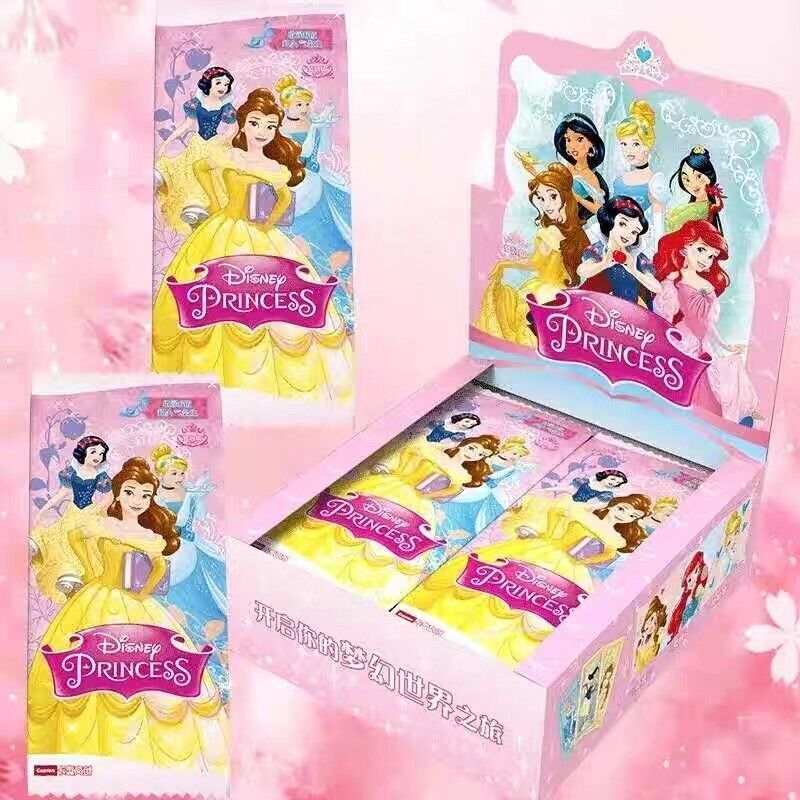 Camon x Disney Princess Series Characters Collection Trading Card Sealed Box New