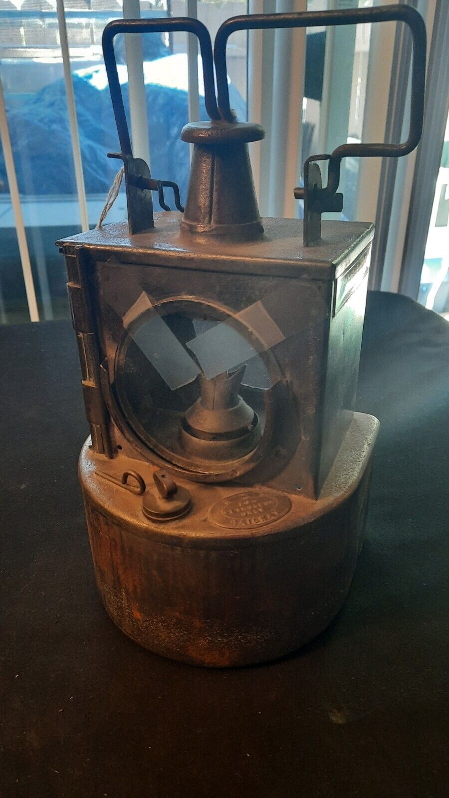 Vintage Antique L M S Railway Lantern Lamp