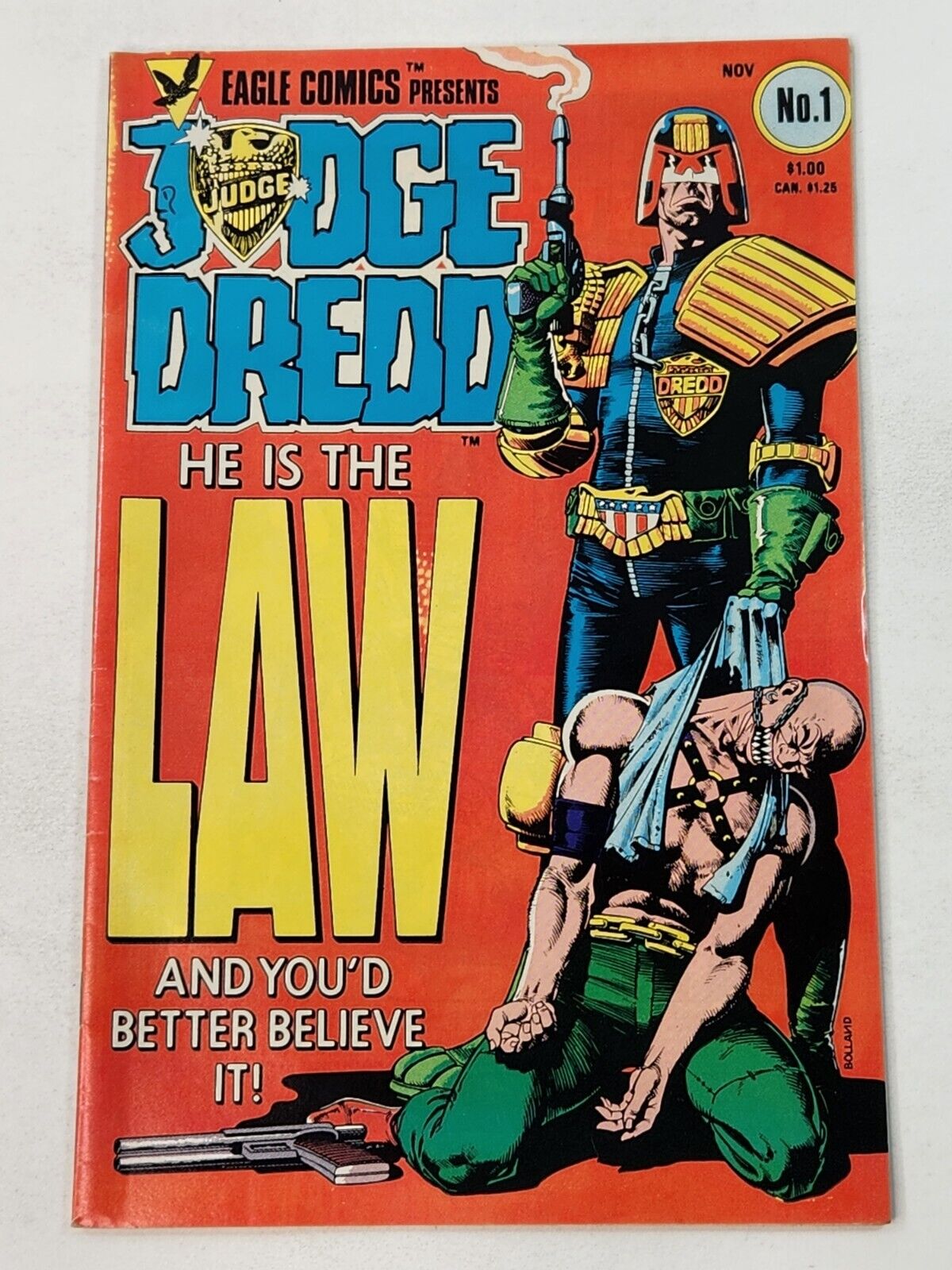Judge Dredd 1 Eagle Quality Comics 1st App Judge Dredd in US Comics Bronze 1983