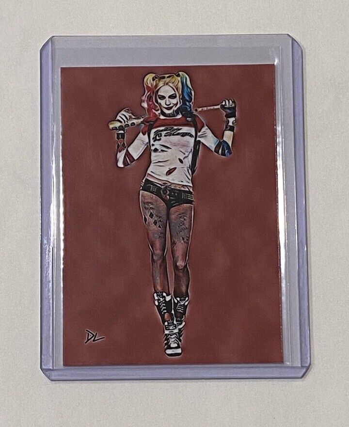 Harley Quinn Limited Edition Artist Signed Margot Robbie Trading Card 3/10