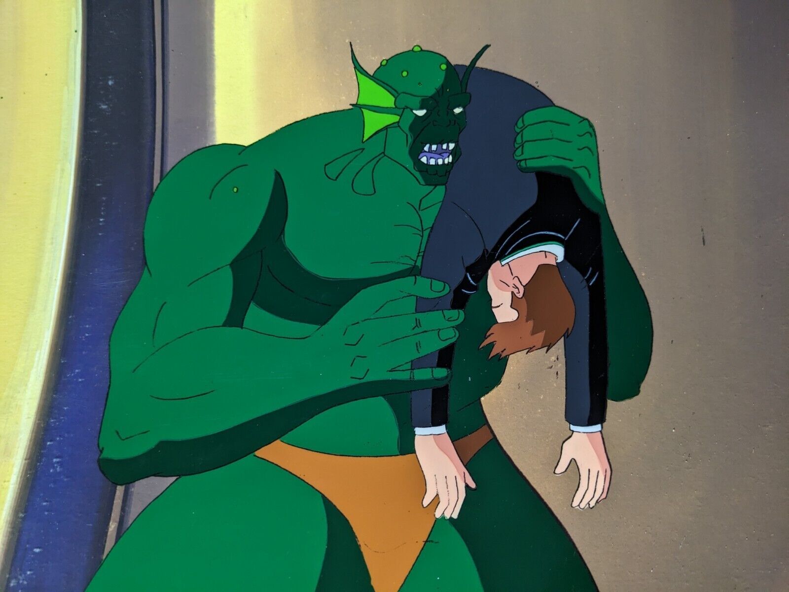 The Incredible Hulk Animation Cels ABOMINATION art Backgrounds marvel comic  I10