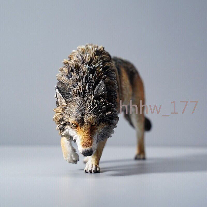 JXK126 1:6 North American Gray Wolf Statues for 1/6 Action Igure Toys New Gift