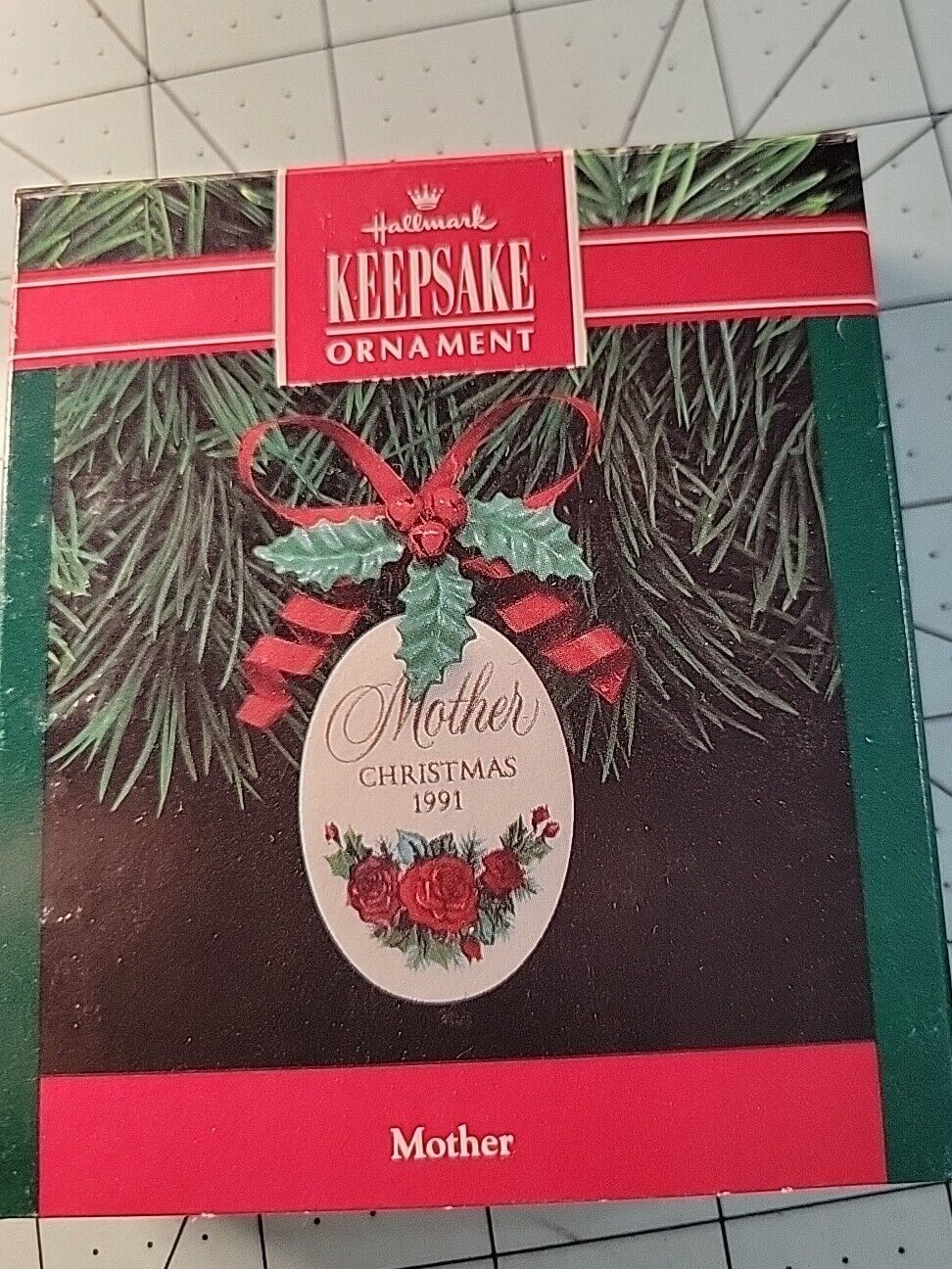 1991 Hallmark Keepsake Ornament - Mother - Porcelain Z6