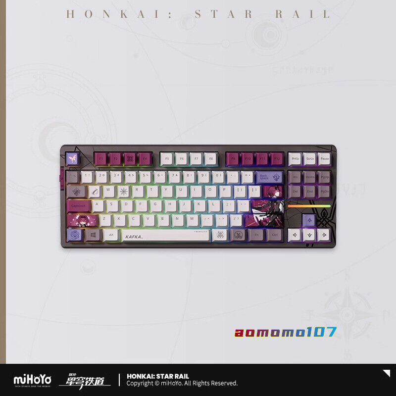 miHoYo Offical Honkai: Star Rail Kafka Game Computer Backlit Mechanical Keyboard