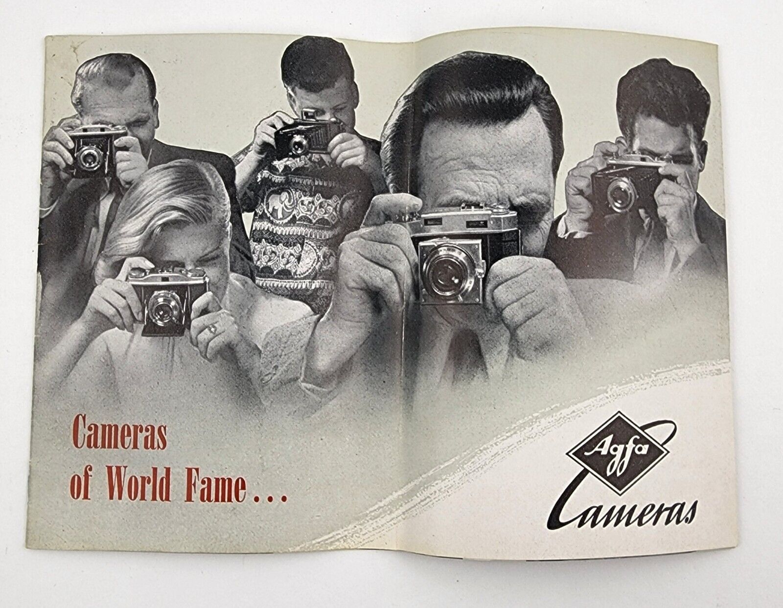Vintage 1950s Agfa Cameras Brochure Catalog German Photography Advertising
