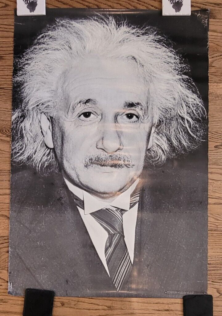 VTG 1966 Albert Einstein Poster 125 by Personality Posters Inc 29x39 OPPENHEIMER
