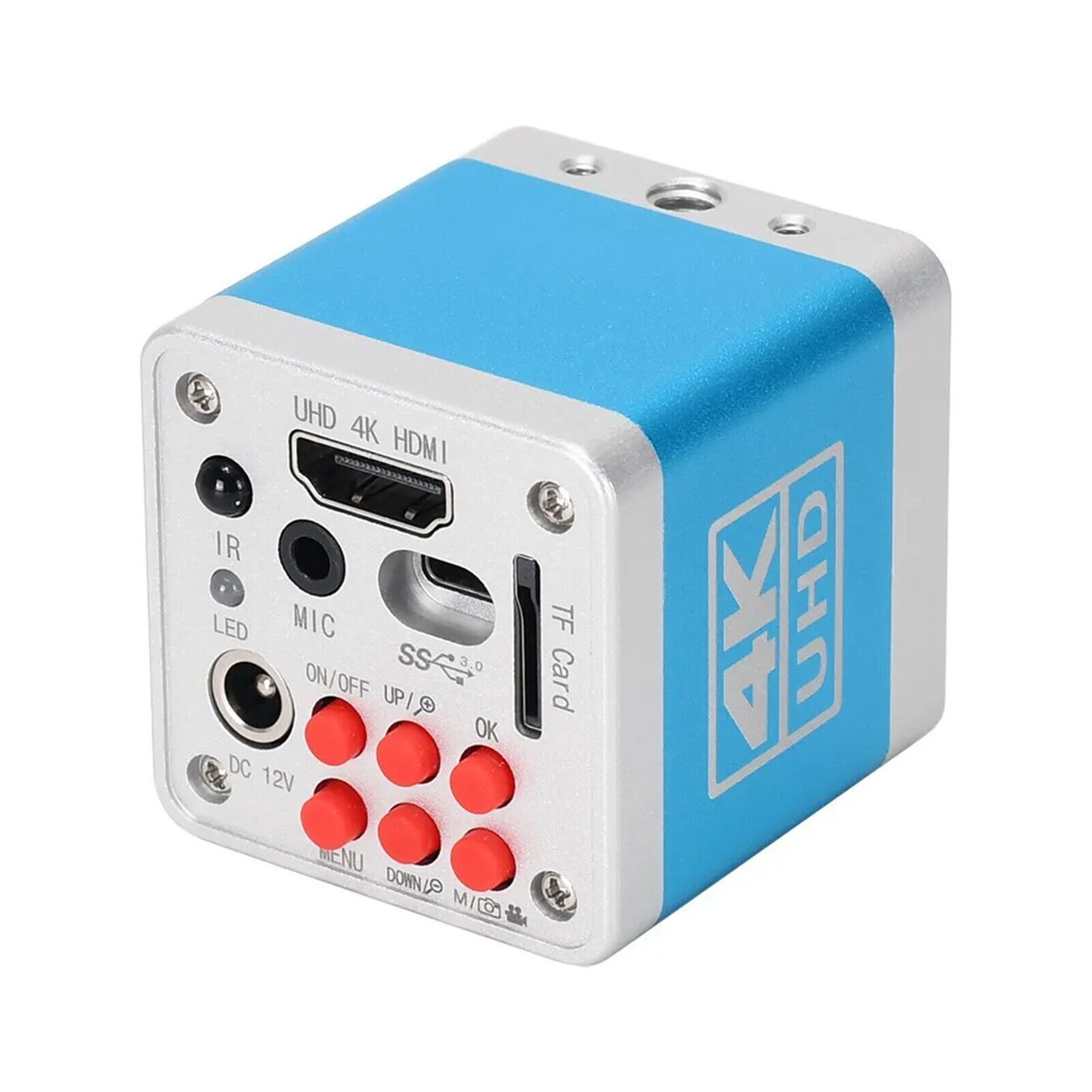 HY-6110 4K UHD Microscope Camera Camera USB Camera with 32G TF Card