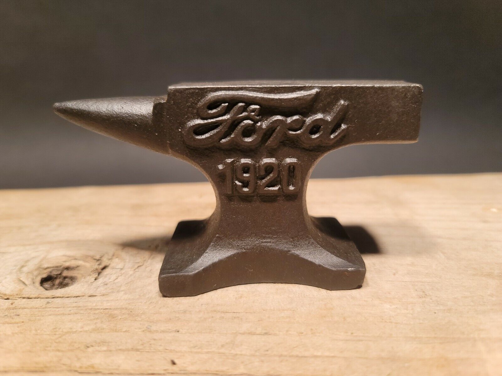 Vintage Antique Style Cast Iron Ford Miniature Anvil