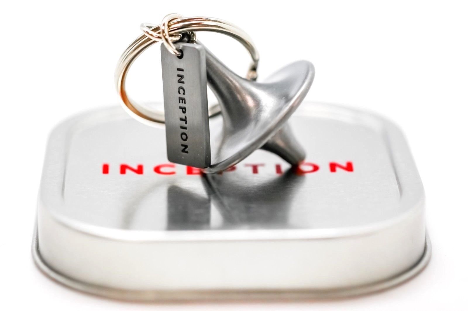 Inception Spinner Top Gyro Key Fob Ring Keychain Official Movie Promo Case Totem