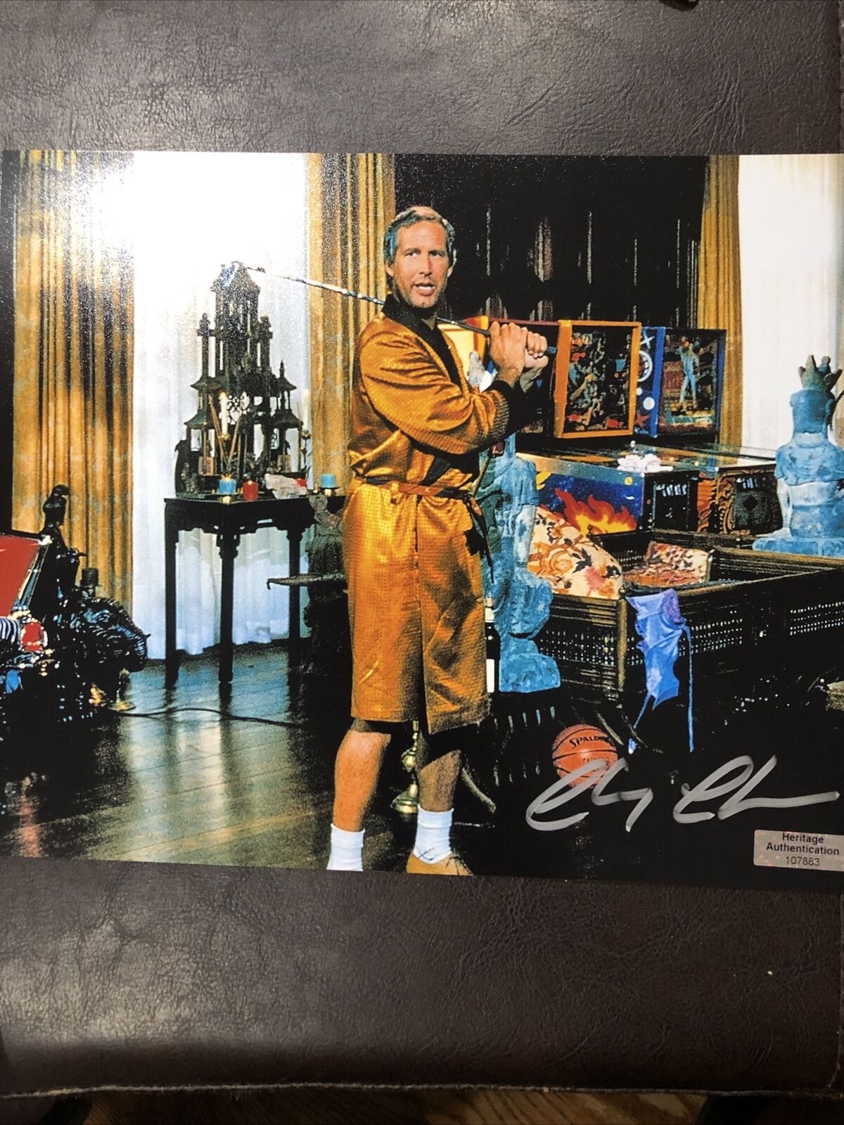 Chevy Chase Signed original 8x10 photo W COA Caddyshack 1980 movie
