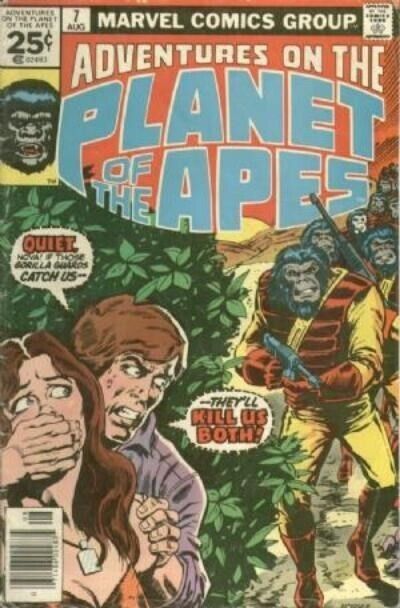 Adventures on the Planet of the Apes (1975) #7 FN. Stock Image